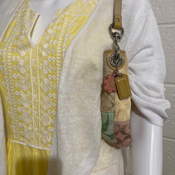 Vineyard Vines Yellow White Embroidered 100% Cotton Eyelet Dress Fit & Flare 10 - Picture 8 of 13